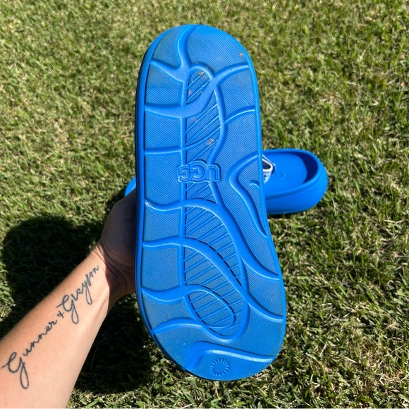 UGG Sport Yeah Slide Size 9 EVA Rubber Slingback Dive Blue main image 4